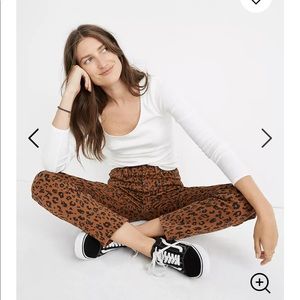 Stovepipe Jeans in Leopard